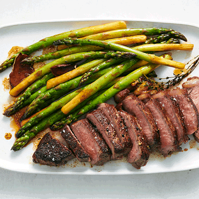 Juicy, buttery steak on the menu