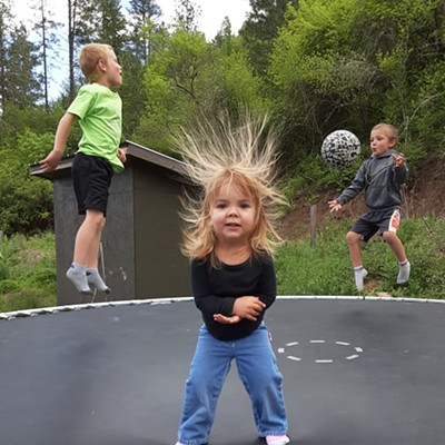 Static on the trampoline