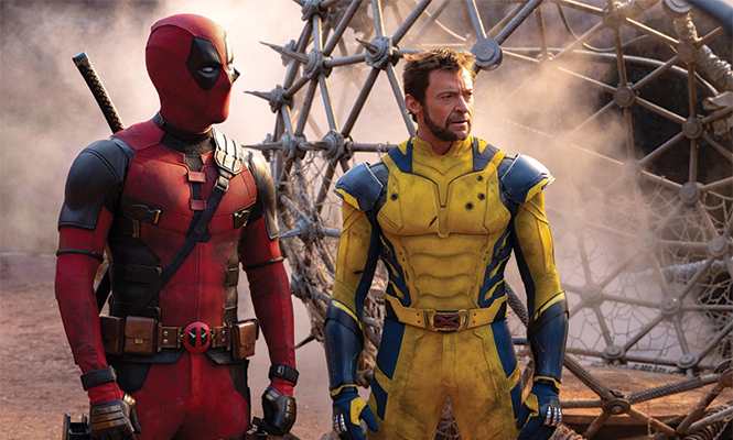 Ryan Reynolds and Hugh Jackman in Deadpool & Wolverine - MARVEL STUDIOS