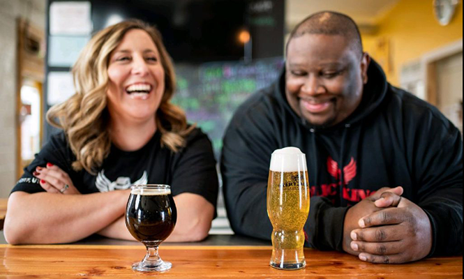 “We are coming to the Utah Beer Fest for the first time!” - —Policy King’s Sara Ridgel (left) - COURTESY PHOTO