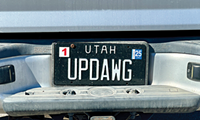 Utahns show off their creativity through vanity license plate phrases.